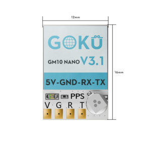 GPS modul GOKU GM10 Nano V3.1 12x16mm