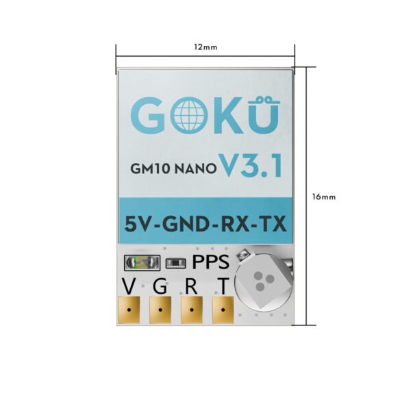 GPS modul GOKU GM10 Nano V3.1 12x16mm