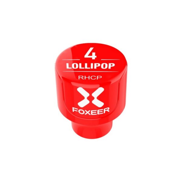 Foxeer Lollipop 4 2.6dBi 5.8G Omni FPV Stubby Antenna RHCP SMA Red