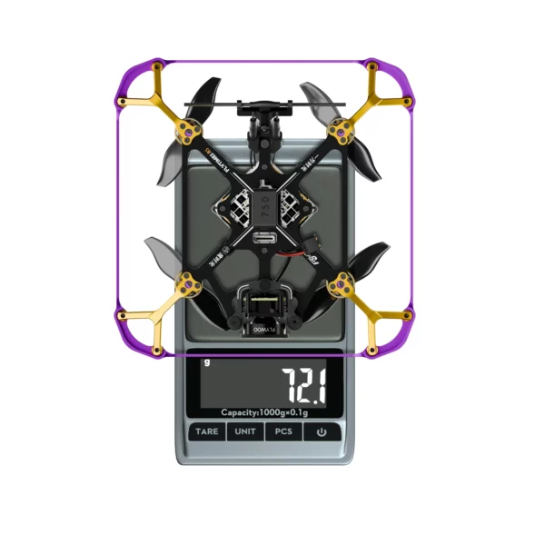 Flytimes 85 HD O3 Lite 2S Micro Drone ELRS 2.4GHz - Image 4