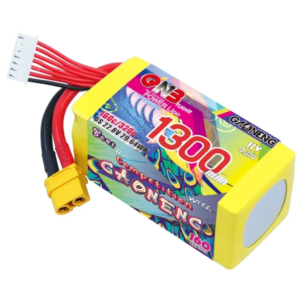 GAONENG GNB 6S 22.8V 1300mAh 160C XT60 LiHV Battery