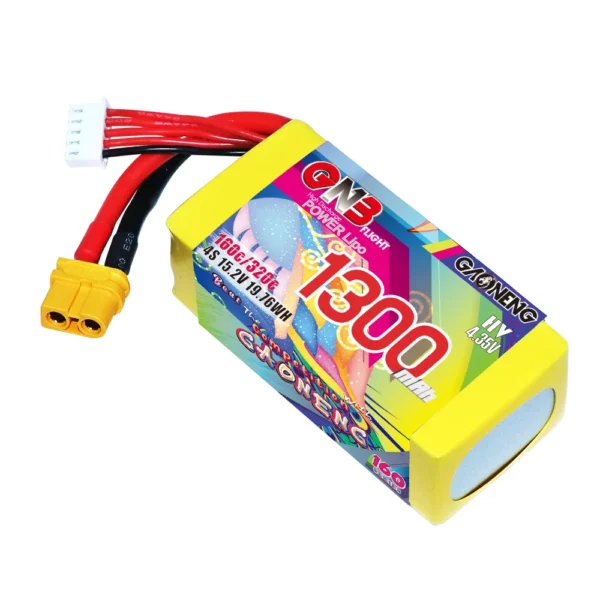 GAONENG GNB LiHV 4S 15.2V 1300mAh 160C XT60 LiPo Battery