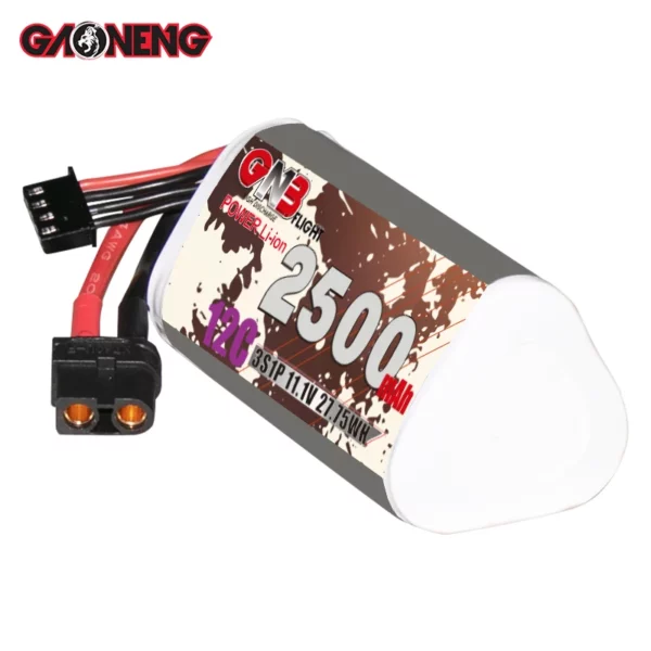 GAONENG GNB Li-ion 3S 11.1V 2500mAh 12C XT60 18650 Lithium Ion Li-ion Battery - Image 2