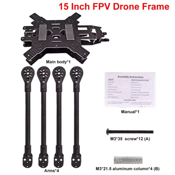Rám pro 15" FPV dron - Image 2