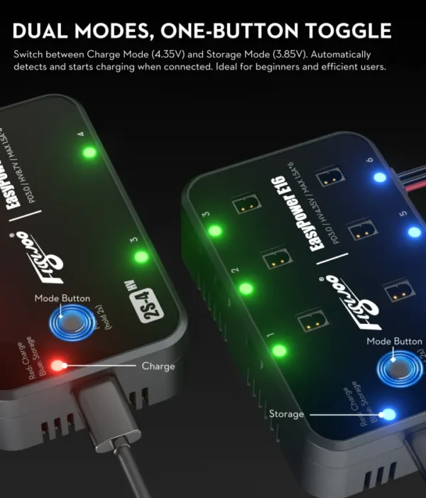 Nabíječka Flywoo EasyPower E24 2S - Obrázek 4