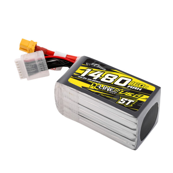 Tattu R-Line V6 1480mAh 6S 160C LiPo XT60 - Obrázek 4