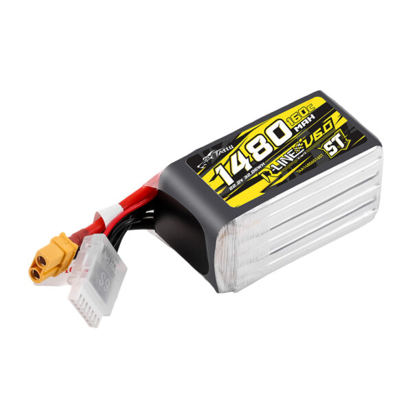 Tattu R-Line V6 1480mAh 6S 160C LiPo XT60 - Obrázek 3