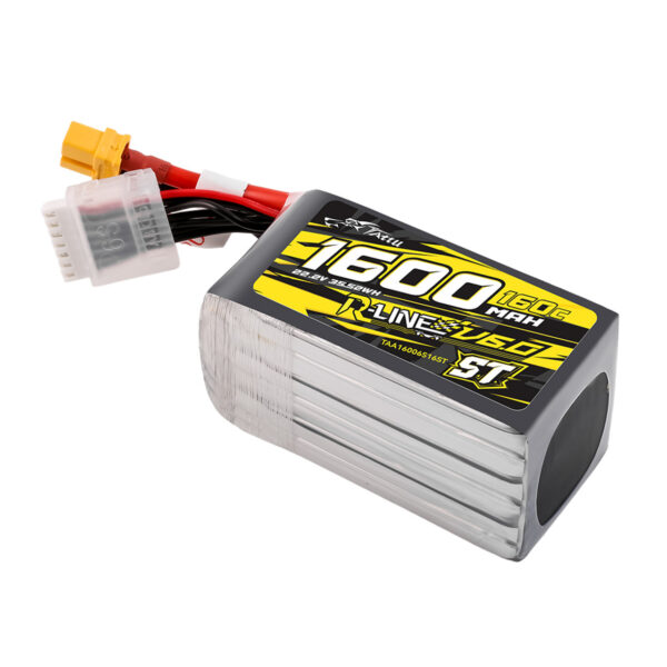 Tattu R-Line V6 1600mAh 6S 160C LiPo XT60 - Obrázek 4