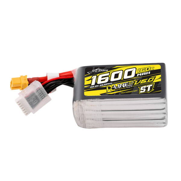 Tattu R-Line V6 1600mAh 6S 160C LiPo XT60