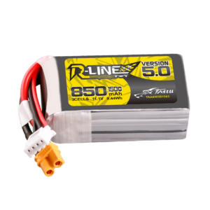 Tattu R-Line Version 5.0 850mAh 3S 11.1V 150C Lipo XT30U-F