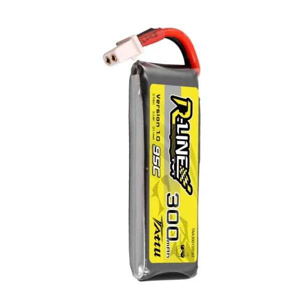 Tattu 300mAh 3.8V 95C 1S1P HV Lipo Battery Pack BT 2.0 1ks - Obrázek 4