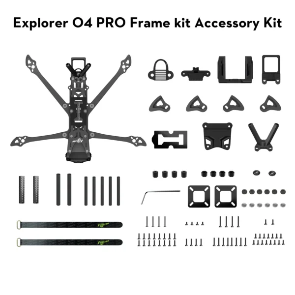 Flywoo 4" FPV rám Explorer LR O4 PRO - Obrázek 2