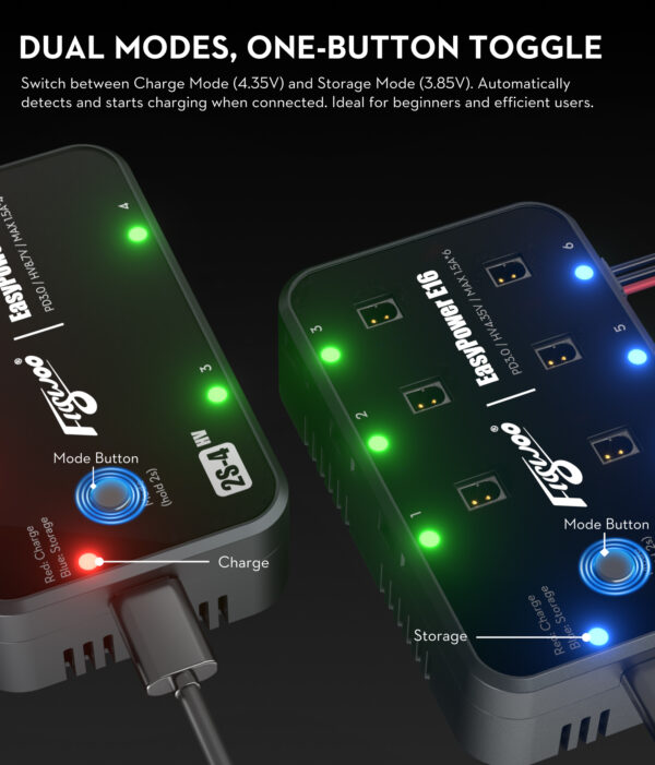 Nabíječka Flywoo EasyPower E16 1S - Obrázek 4