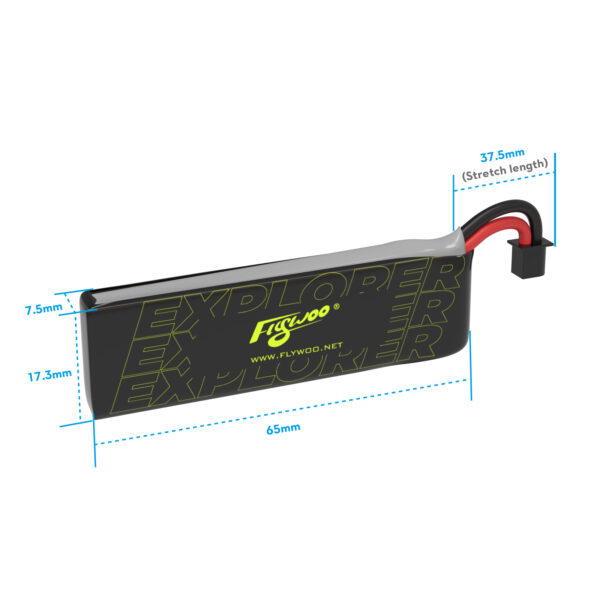 Baterie Flywoo LiHV Explorer 1S 750mAh V2 A30 konektor – 4ks - Obrázek 2