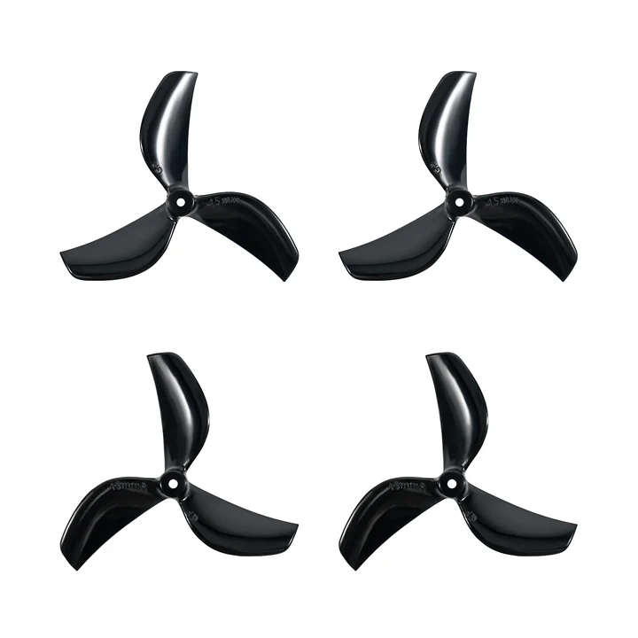 GemFan 45mm 3-Blade Propellers 1.5mm Shaft (4pcs)