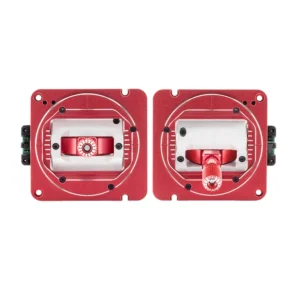 RadioMaster AG02 CNC Hall Gimbals – set (throttle + centering, červená)
