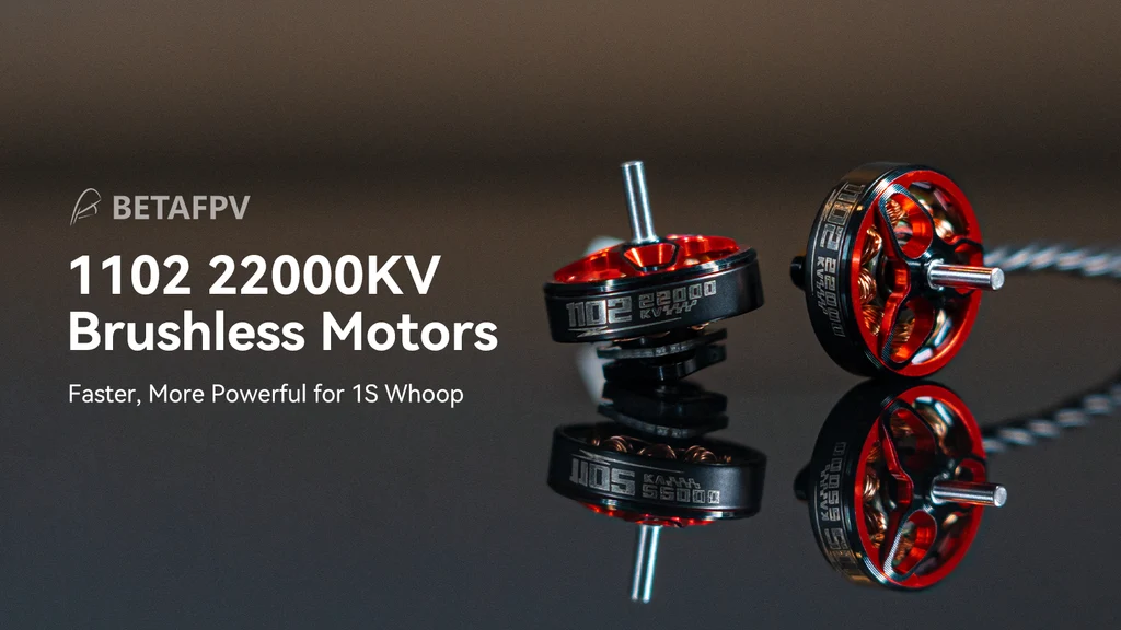 BETAFPV 1102 Brushless Motors 22000KV-37mm (2022) Blue - Obrázek 5